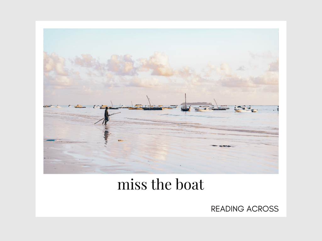 สำนวน “miss the boat” เป็นสำนวนภาษาอังกฤษที่หมายถึงการพลาดโอกาสสำคัญ บทความนี้อธิบายความหมาย พร้อมตัวอย่างประโยคเพื่อช่วยให้คุณเข้าใจและใช้สำนวนนี้ได้อย่างถูกต้องในบริบทต่าง ๆ