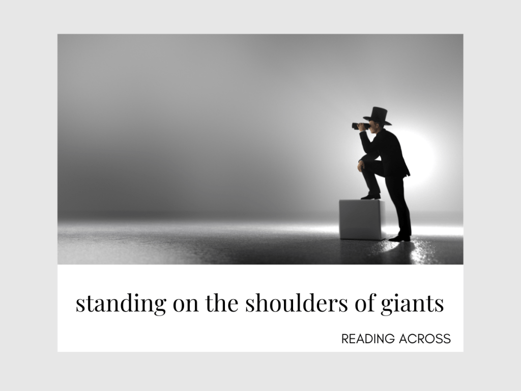 สำนวน standing on the shoulders of&nbsp;giants